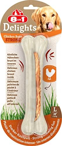8in1 Delights Strong L Boy Kemik, 130 gr Köpek Ödülü