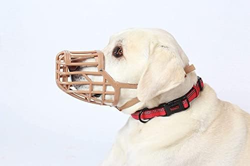 Alternative view of Baskerville köpekler için zehirli yem ağızlığı, boyut 7, köpekler nefes alabilir ve içebilir, atıklara göz atmaz, ısırma koruması, dolgulu burun kayışı, uzun burunlu büyük köpekler için ideal