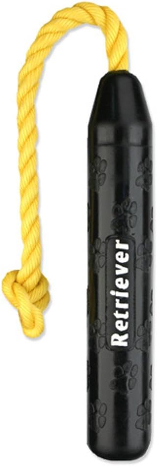 Mammoth Pet Products Mamut TireBiterII Retriever Poli Float Halatlı - Doğal Kauçuk Köpek Oyuncakları - Ekstra Uzun İnteraktif Getirme ve Oyun için Köpek Oyuncakları - 11 inç Yüzer