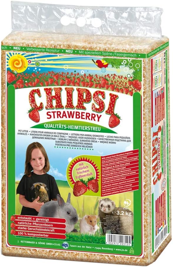 Chipsi Çilekli Talaş 60 Lt