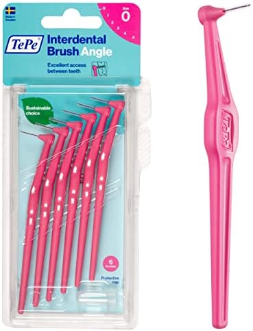 Angle Saplı Arayüz Fırçası Pembe 0 Mm 6'Lı (1 x 6 Adet)