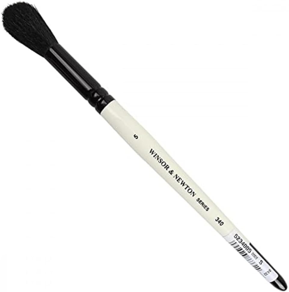 & Newton 5224004 Sable serisi 340 sulu boya fırçası No. 5 (yuvarlak, yıkanmış, fırça)