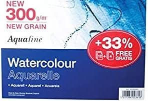 Rowney Aquafine SP 300 Gsm 254 x 178 mm (25,4 X 17,8 cm) 12 yaprak-Spiral