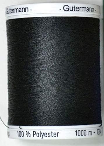 enthältl Gewinde, Polyester, Schwarz, 1000 m
