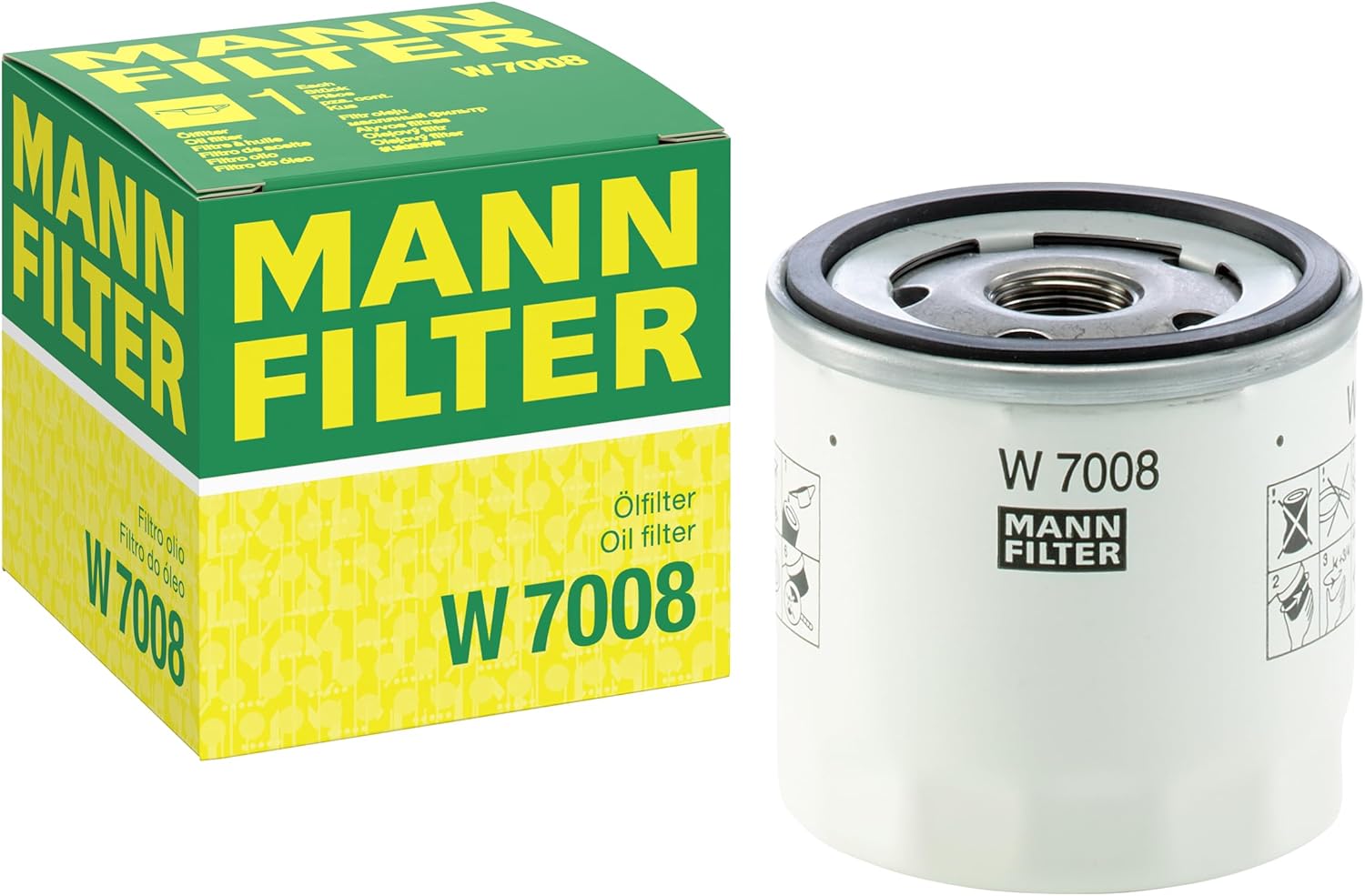 Alternative view of MANN-FILTER W 7008 Yağ Filtresi