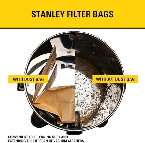 25-1228 Fits 2.5-3.5 Gallon Disposable Filter Bag Wet or Dry Cleaner, 3 Filter Bags Per Package