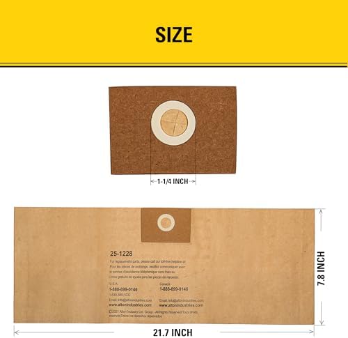 Alternative view of 25-1228 Fits 2.5-3.5 Gallon Disposable Filter Bag Wet or Dry Cleaner, 3 Filter Bags Per Package