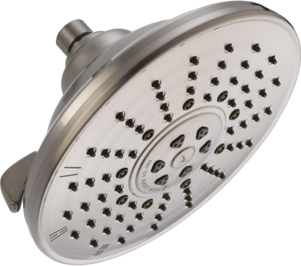 musluk 52680-SS Evrensel Showering Components, 3-setting Showerhead, paslanmaz by musluk