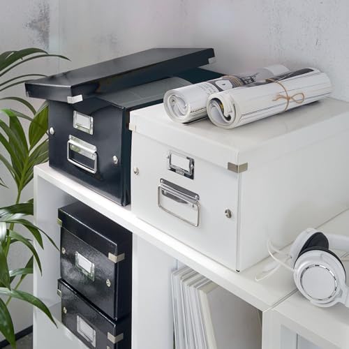 60440095 orta boy saklama ve taşıma kutusu (A4, Click ve Store için) siyah