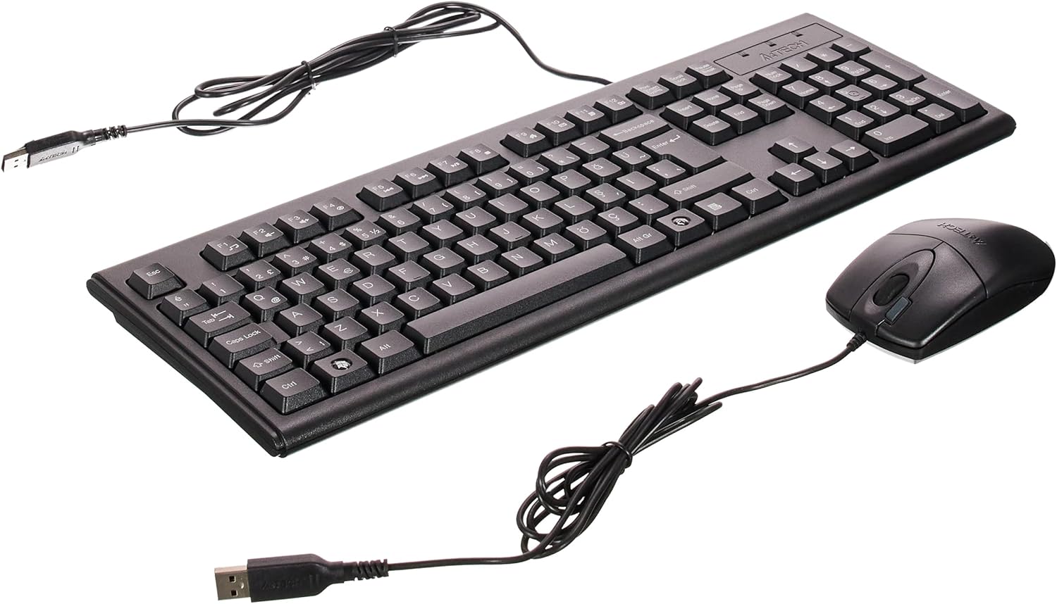 A4 Tech KM-72620D Kablolu Q Türkçe Klavye ve Optik Mouse Seti