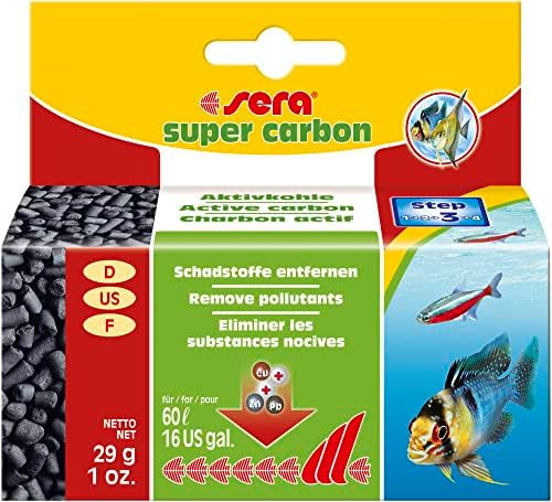 sera süper karbon 29 g, 29 g 60 litre için