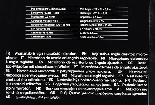 SN-130 Siyah Mikrofon