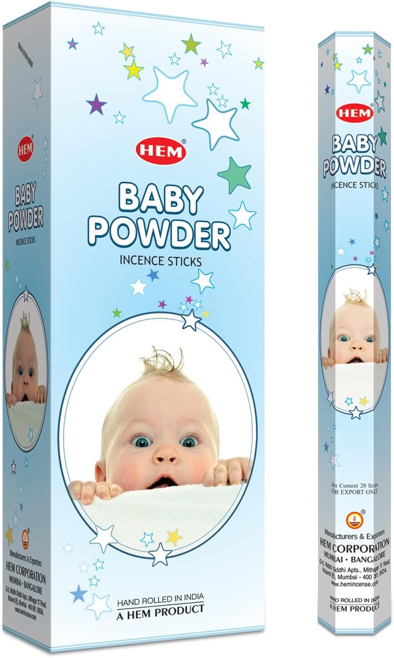 HEM Bebek pudrası tütsü çubuğu, 6'lı paket