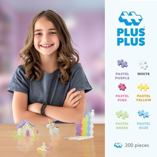 Alternative view of Plus Plus Klocki Mini pastelowe 300 elementów w opakowaniu [KLOCKI]