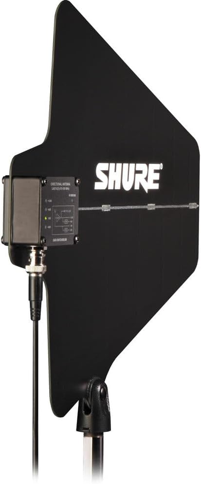 UA874US Directional UHF Anten, Kazanç Anahtarlı (470 – 698 MHz), Siyah