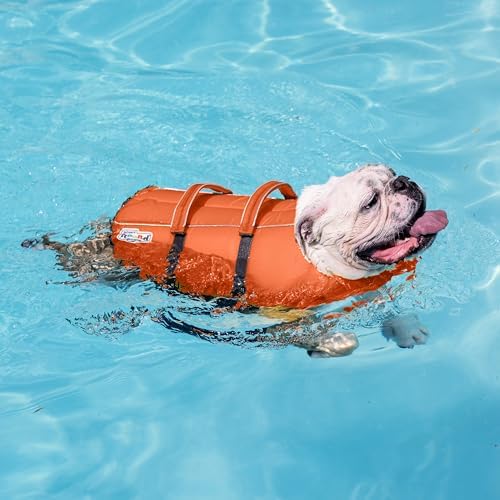 Outward Hound Kyjen 22021 Ripstop Release Easy Fit köpekler için can yeleği, ayarlanabilir, L beden, turuncu