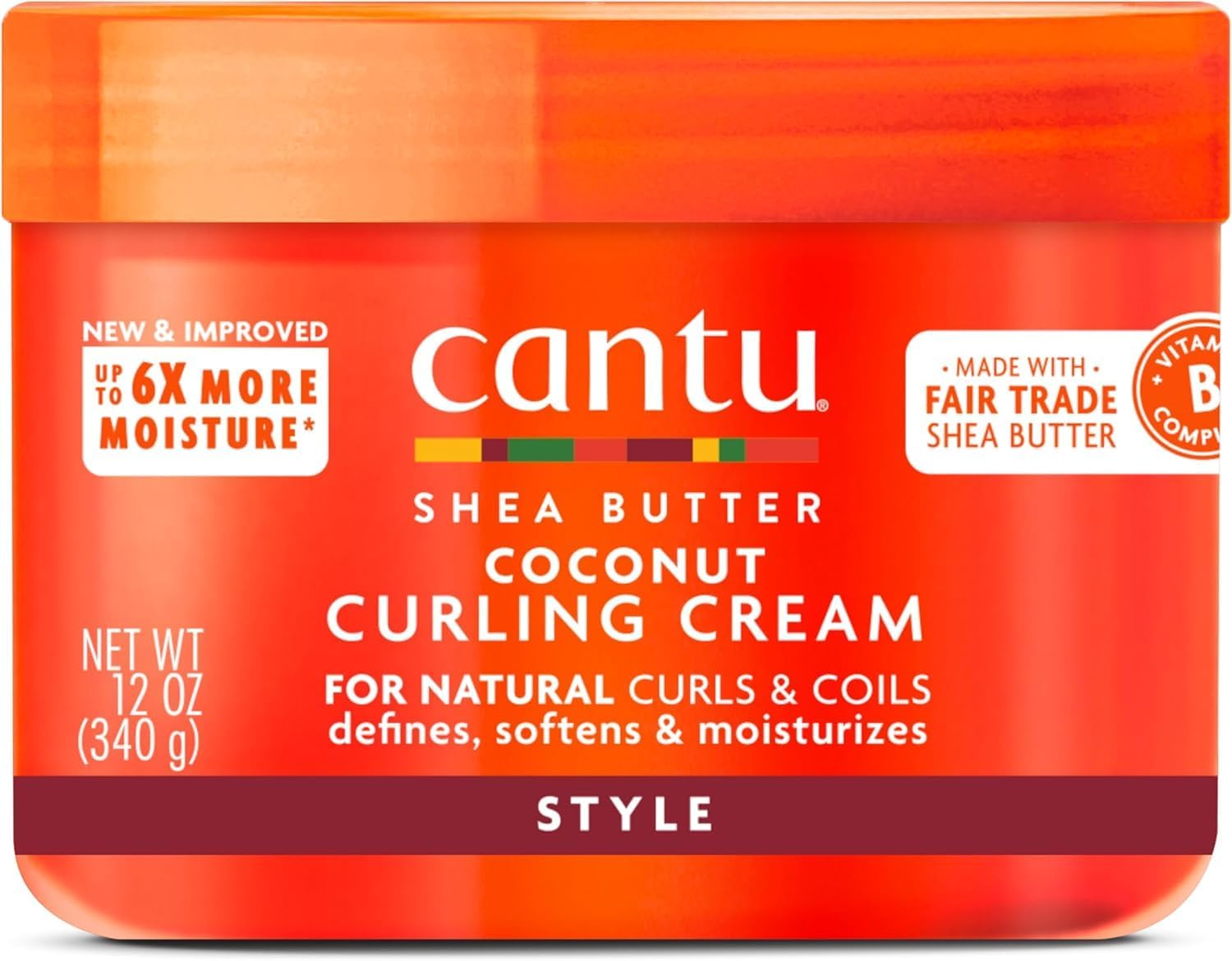Alternative view of Cantu Hindistan Cevizli Bukle Yapıcı Saç Kremi 340G 1 Paket