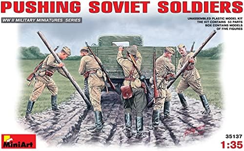 Alternative view of Miniart 35137 – Pushing Soviet Soldiers