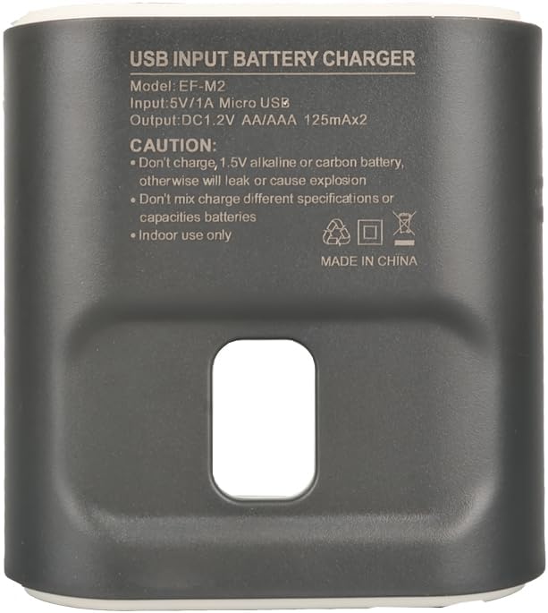 Alternative view of EF-M2 Pil Şarj Aleti 2Li Usb AA-AAA Ni-Mh Ni-Cd X