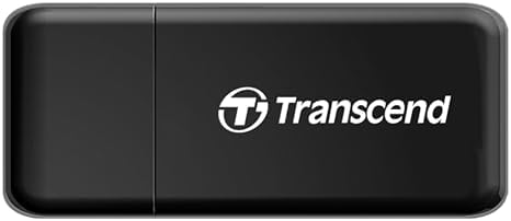 Transcend USB 3.0/3.1 Gen 1 çok fonksiyonlu kart okuyucu TS-RDF5K, siyah