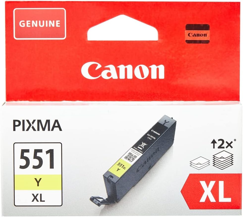 CLI-551XL Y Yüksek Kapasiteli Orijinal Sarı Mürekkep Kartuşu 6446B001