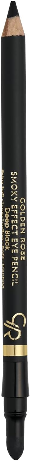 Smoky Effect Eye Pencil No: 01 Deep - Sünger Aplikatörlü Siyah Göz Kalemi
