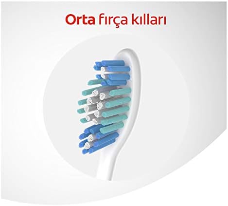Alternative view of Üçlü Etki Dil Temizleyicili Arka Dişlere Uzanan Orta Diş Fırçası