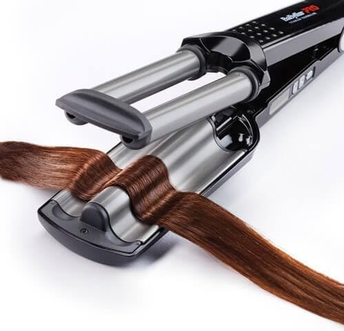 BaByliss Pro Ionic 3D WAVER Frisiereisen, 1er Pack