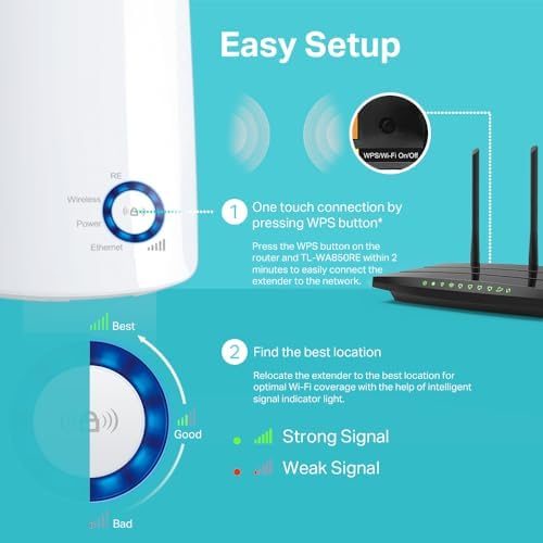 Alternative view of TL-WA850RE, N300 Mbps Wi-Fi Menzil Genişletici, 1 Ethernet Bağlantı Noktalı Wi-Fi Güçlendirici/Hotspot, Access Point Modu, Tüm Wi-Fi Yönlendiriciler ile Çalışır