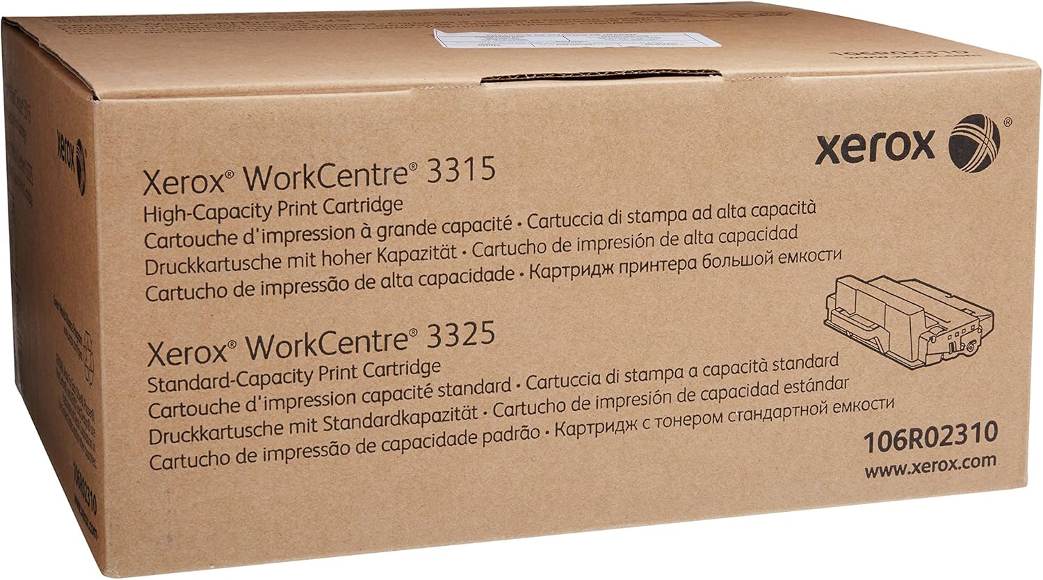 Alternative view of XEROX 106R02310 Orijinal Toner Pack of 1, Siyah