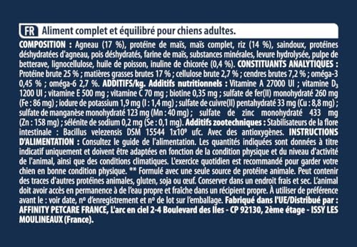Advance Yetişkin Kuzulu Pirinçli Köpek Maması, 12 Kg