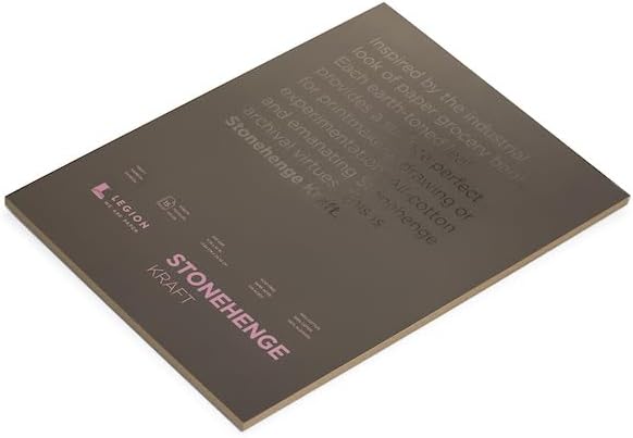Stonehenge%100 Pamuk Orta Ağırlık Pedi,, 250gsm, Kuru Ortam için 15 Yaprak (11X14)
