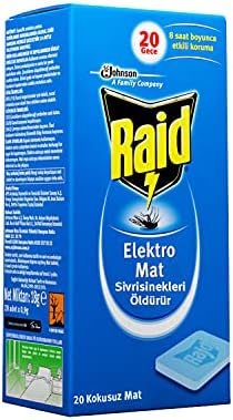 Raid Elektro Mat Kokusuz Tablet 20li