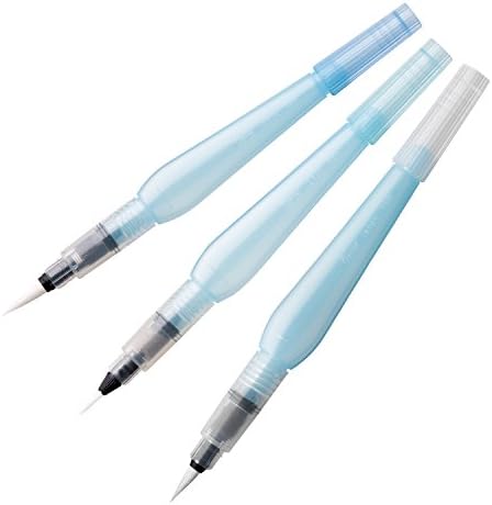 Arts Aquash sulu boya fırçası, ince uç, 3 paket boyunda, 0,5 çeşit