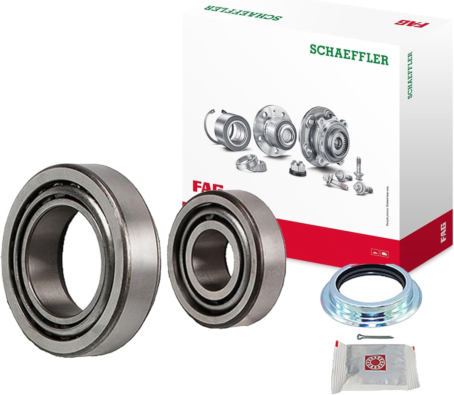 Alternative view of Fag On Teker Rulmanı Takim Kit Ic Ve Diş Ve Kece Transit T15-T12 9801-713678500