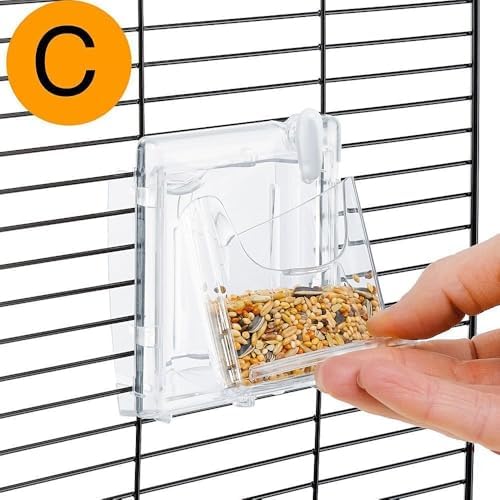 52003817 Vogelheim REKORD 4, muhabbet kuşları için, komple donanım, Ölçüler: 60 x 32,5 x 57,5 cm, siyah