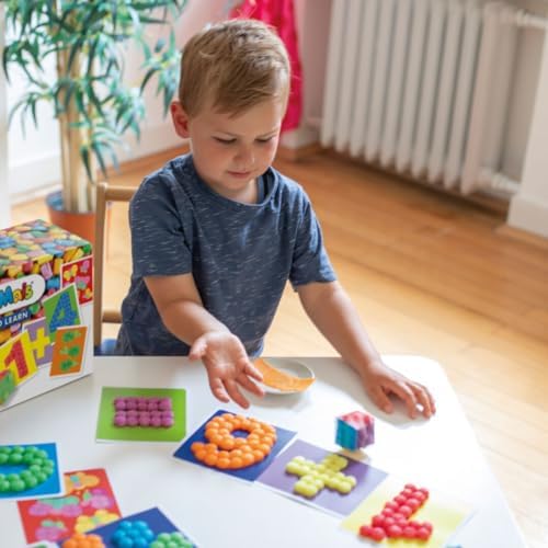 Alternative view of Playmais Fun To Learn Numbers el işi seti, 3 yaşından büyük çocuklar için, motor becerileri oyuncağı, 550 adet ve 14 motif şablonu, el işi için, yaratıcılığı ve ince motor becerilerini teşvik eder