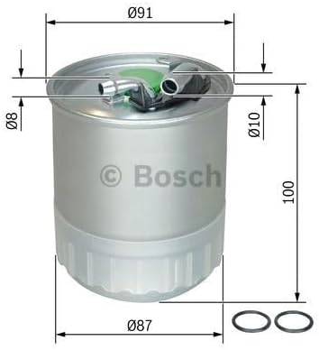 Alternative view of Yakıt Filtresi 1.2 TSI (2013-2018), 1.4 TSI (2013-2018), Vw Polo 1.2 TSI (2014-2017) N2056 F026402056