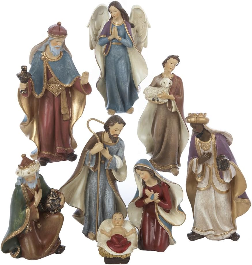 Alternative view of Kurt S. Adler Resin Bibloları, 16 cm, 8 Parça Set