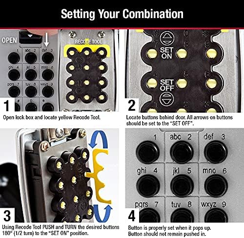 Alternative view of 5422D Push Button taşınabilir Key Safe by
