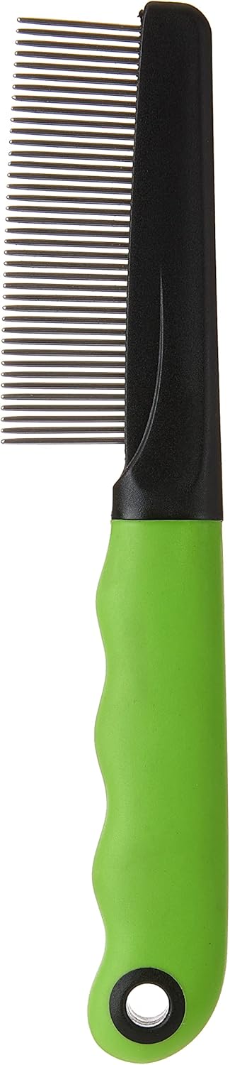 Alternative view of Gro 5790 Cat Comb W,Handle, Green, Narrow Short