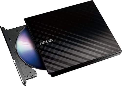 Sdrw-08D2S-U Lite - Windows Ve Mac Os Için Uyumlu Ömür Boyu Veri Yedeklemesi için M-Disc Desteği ile Taşınabilir 8X DVD Yazıcı, Siyah