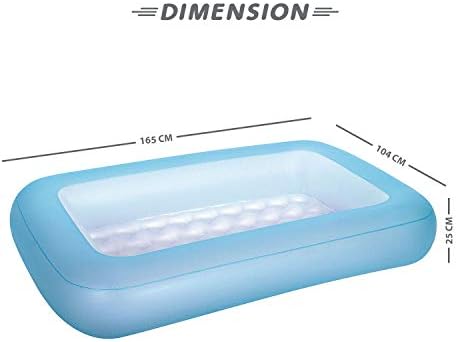 Alternative view of 65" x 41" x 10"/1.65m x 1.04m x 25cm Aquababes Pool