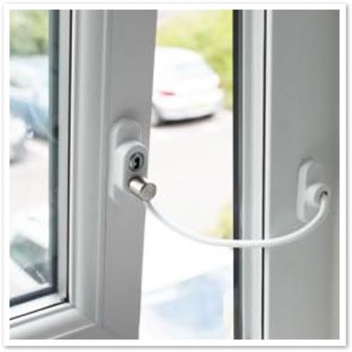 Alternative view of Kablolu Pvc Pencere Kilidi, 5'Li Set