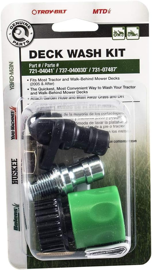 Alternative view of MTD Parts Çim Biçme Makineleri ve Traktörler için Döşeme Yıkama Seti