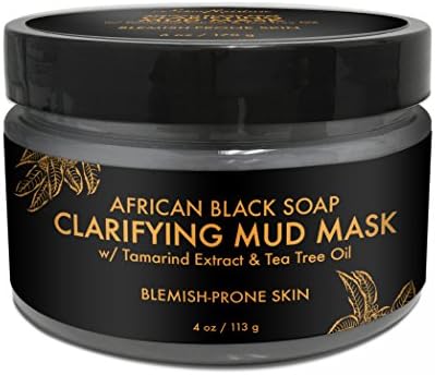 SHEA MOISTURE Afrika Siyah Sabunu Çamur Maskesi 113GR