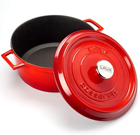 Alternative view of Döküm Yuvarlak Tencere, Trendy, 28 cm, 6.71 L Hacim, Kırmızı