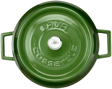 Alternative view of Trendy Çok Amaçlı Döküm Demir Sığ Tencere Çap 24 cm Yeşil