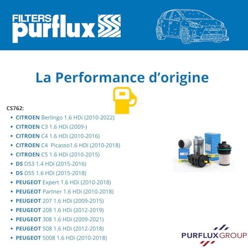 Alternative view of Purflux Yakıt Filtresi Berlingo Multispace 1.6 Hdi 08, C3 II 1.4 Hdi 09, 1.6 Hdi 09 CS762