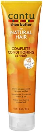 Cantu Shea Tereyağı Doğal Saç Koşulları İçin Birlikte Yıkama, 10 Ons